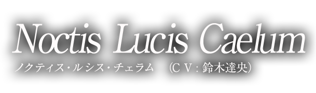 Noctis Lucis Caelum ノクティス・ルシス・チェラム （CV:鈴木達央）