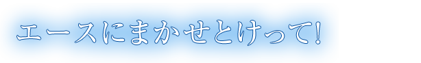 エースにまかせとけって！