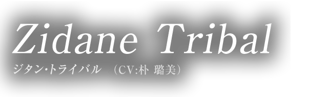 Zidane Tribal ジタン・トライバル（CV:朴 璐美）