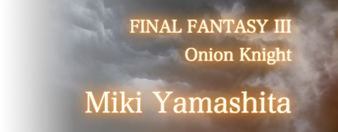 FINAL FANTASY III / Onion Knight / Miki Yamashita