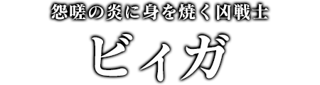怨嗟の炎に身を焼く凶戦士 ビィガ