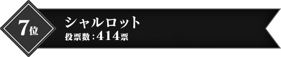 7位 シャルロット