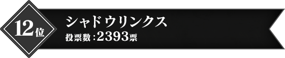 12位 シャドウリンクス