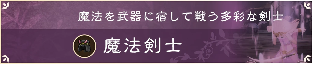 魔法を武器に宿して戦う多彩な剣士 魔法剣士