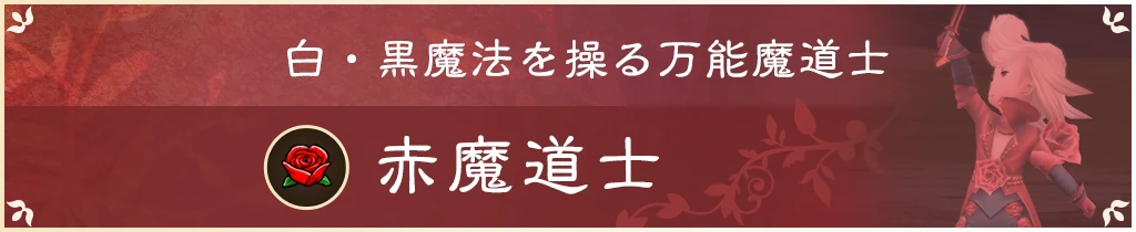 白・黒魔法を操る万能魔道士 赤魔道士