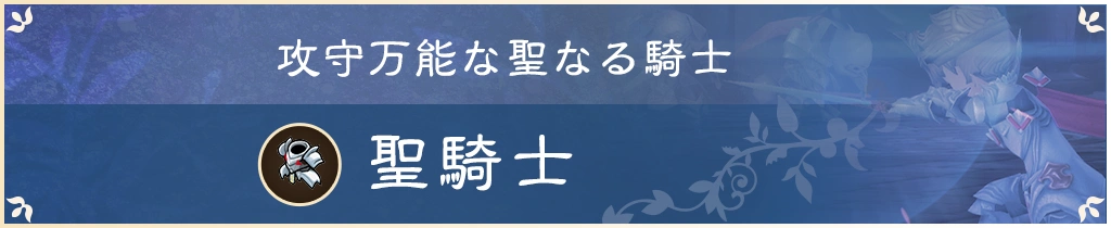 攻守万能な聖なる騎士 聖騎士