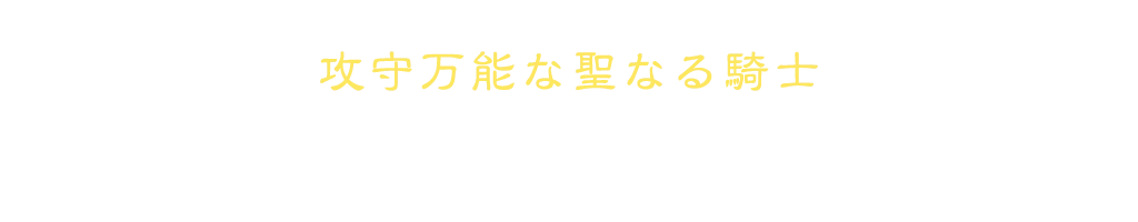 攻守万能な聖なる騎士 聖騎士