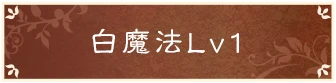 白魔法Lv1