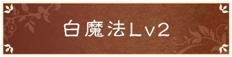白魔法Lv2
