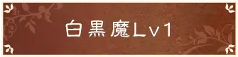 白黒魔Lv1