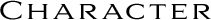 Character