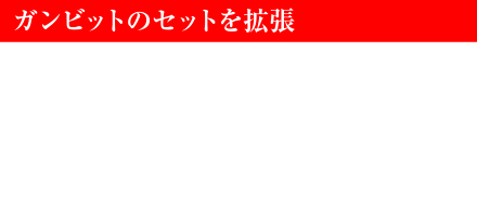 ガンビットのセットを拡張 ガンビットのスロットを12個×3セットに拡張。「フィールド探索用のガンビット」「ボス戦用のガンビット」といった具合にセットアップし、戦況に応じてガンビットのセットを切り替えることでバトルをスムーズにお楽しみいただけます。