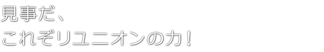 見事だ、これぞリユニオンの力！