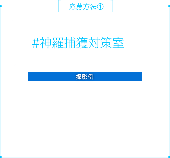 応募方法① FF7公式Twitter（@FFVIIR_CLOUD）「#神羅捕獲対策室」