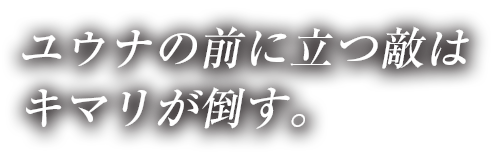 ユウナの前に立つ敵はキマリが倒す。