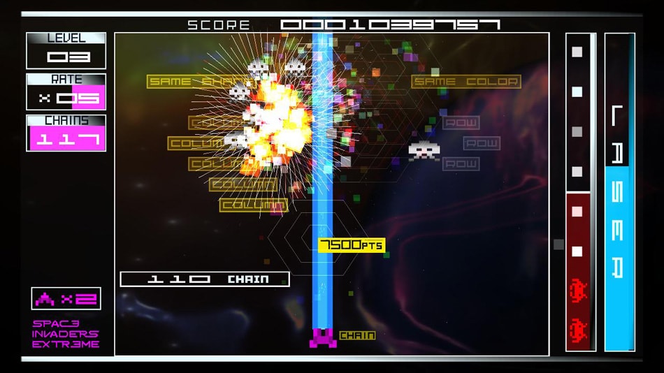 スペースインベーダー エクストリーム | SQUARE ENIX