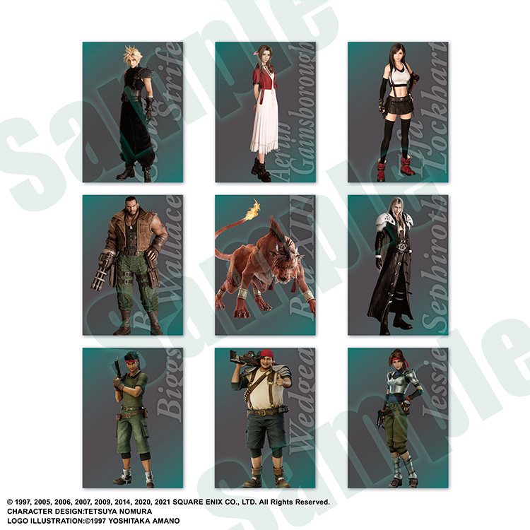 FINAL FANTASY VII ANNIVERSARY ART MUSEUM デジタルカード