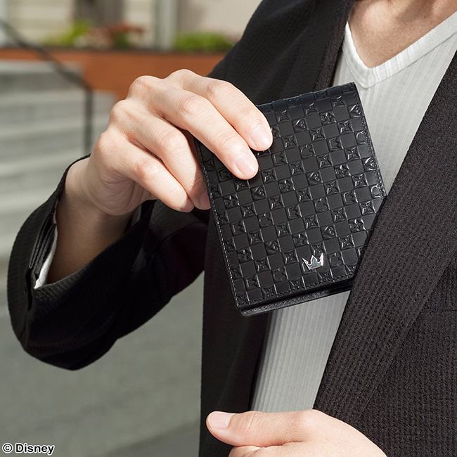 2022年のクリスマスの特別な衣装 キングダムハーツ Wallet ブラック 長財布 asakusa.sub.jp