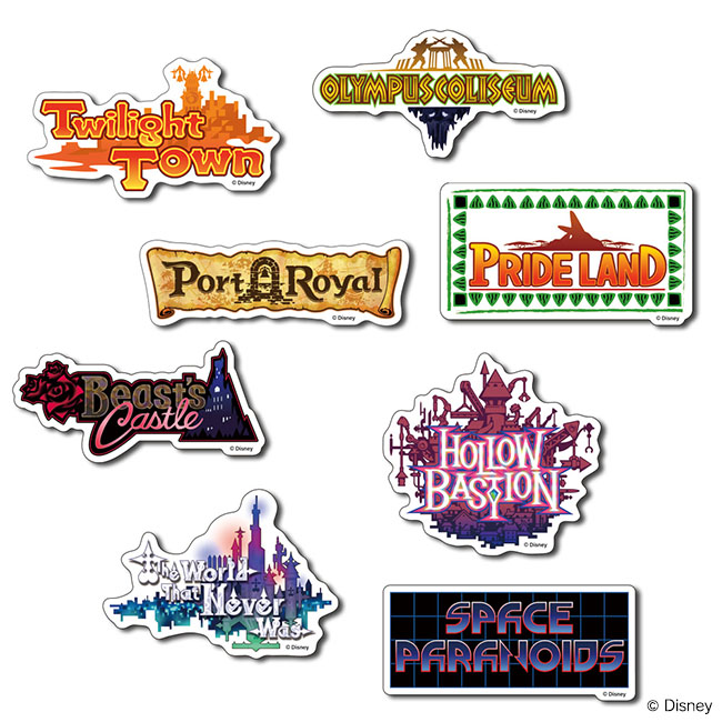 キングダム ハーツ II ワールドステッカーセット | SQUARE ENIX