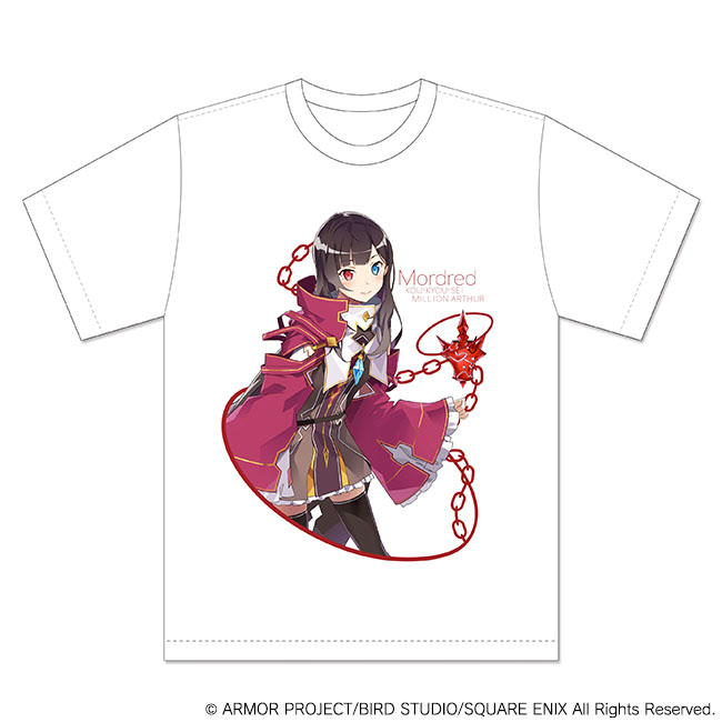 交響性ミリオンアーサー Tシャツ モードレッド フリーサイズ Square Enix