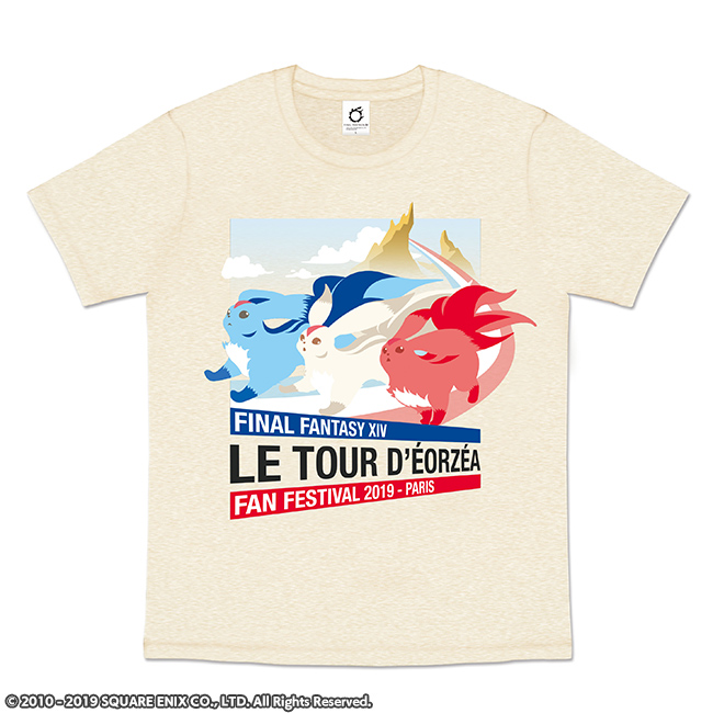 FINAL FANTASY XIV FAN FESTIVAL 2019 in Paris T-SHIRT＜CARBUNCLE ...