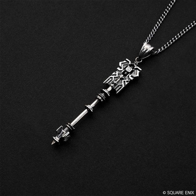 FINAL FANTASY XIV Silver Pendant ＜Crystal Exarch's Cane＞ M