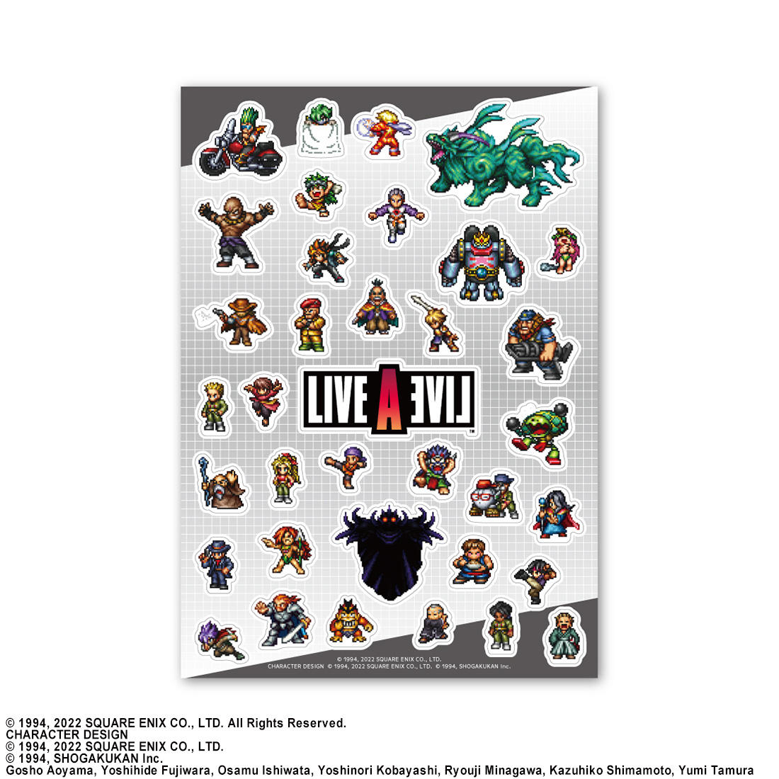 新しい季節 ステッカーシート LIVE A LIVE | ENIX SQUARE 家庭用ゲームソフト