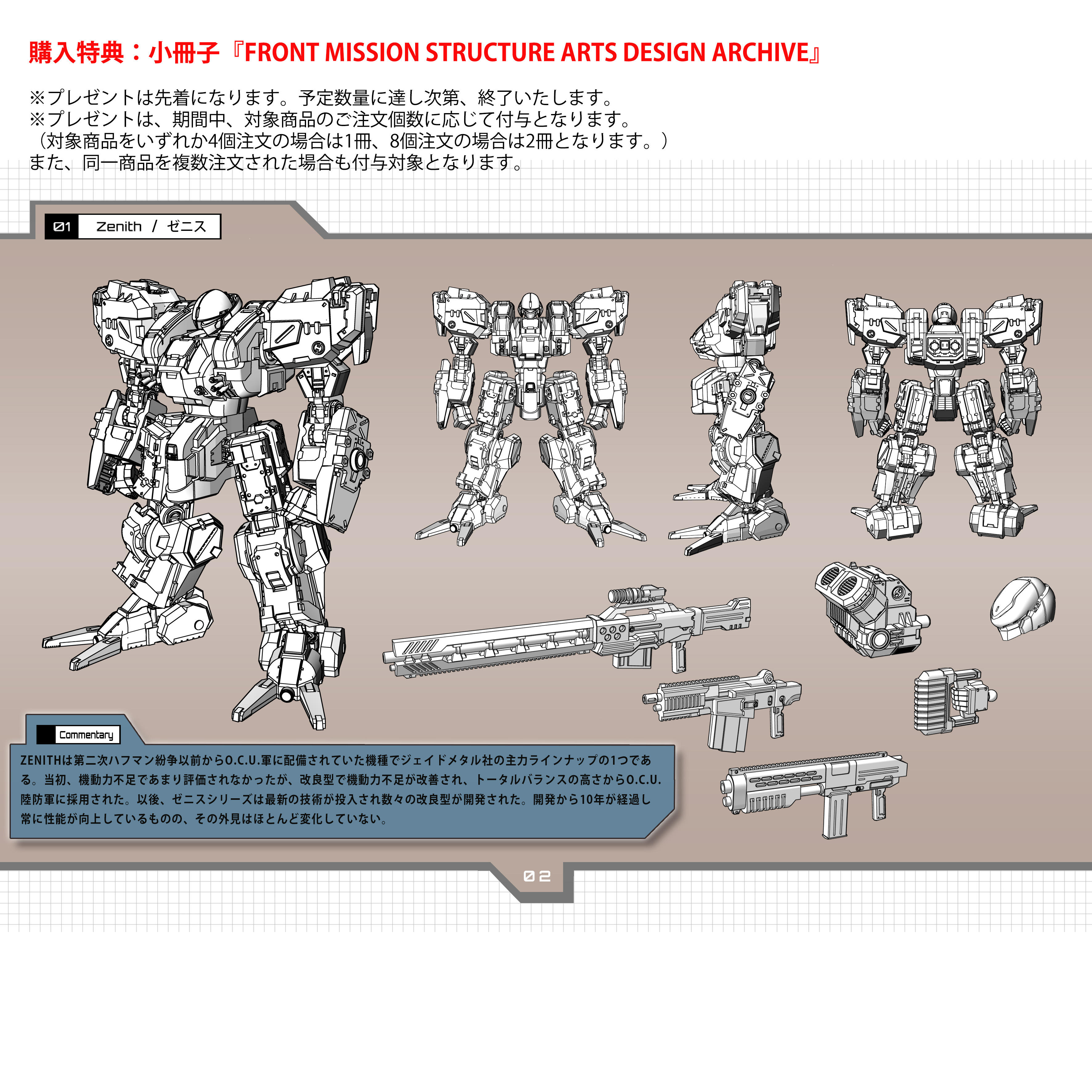 フロントミッション ストラクチャーアーツ 1/72 スケール