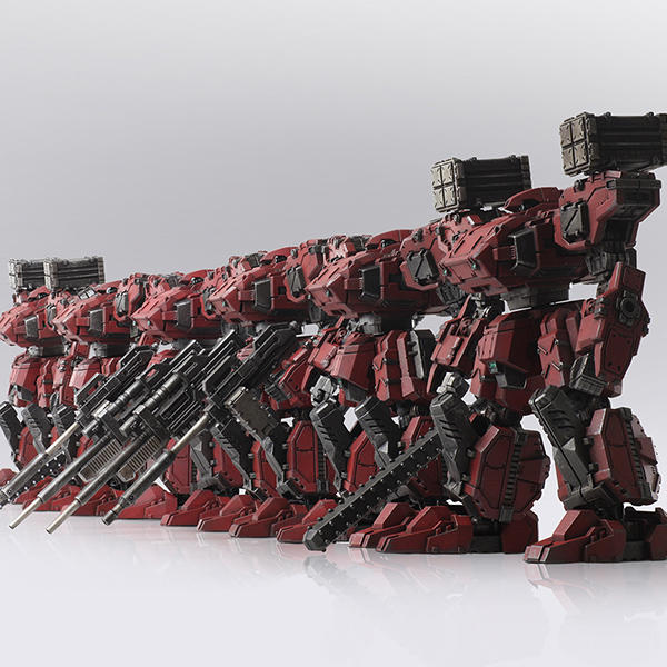 フロントミッション ストラクチャーアーツ 1/72 スケール プラスティック モデルキット シリーズ フロスト 地獄の壁ver. 6機セット |  SQUARE ENIX