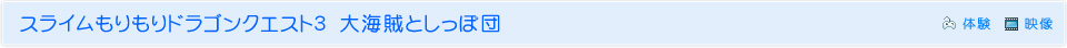 スライムもりもりドラゴンクエスト３　大海賊としっぽ団