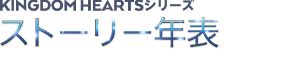 KINGDOM HEARTSシリーズ ストーリー年表