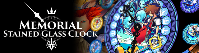 MEMORIAL STAINED GLASS CLOCK