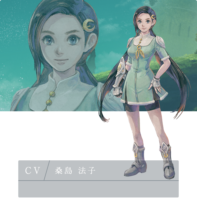 ルミナ　年齢：18歳　武器：格闘　CV：桑島 法子