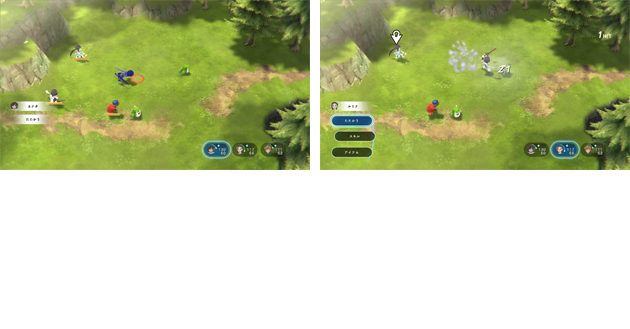 コマンド選択式なので戦況を見ながらじっくりと攻略が可能。