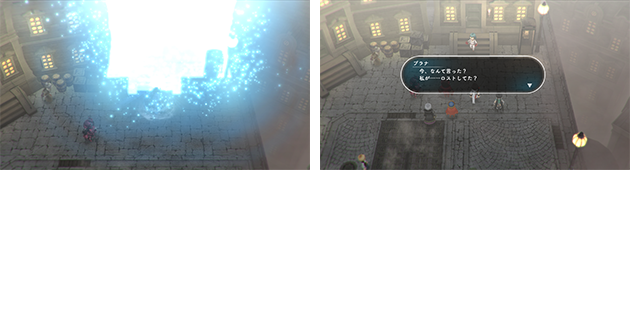 街中では人や建物がロストしていることもある。記憶を探し出し再生してゆこう。