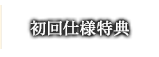 初回仕様特典