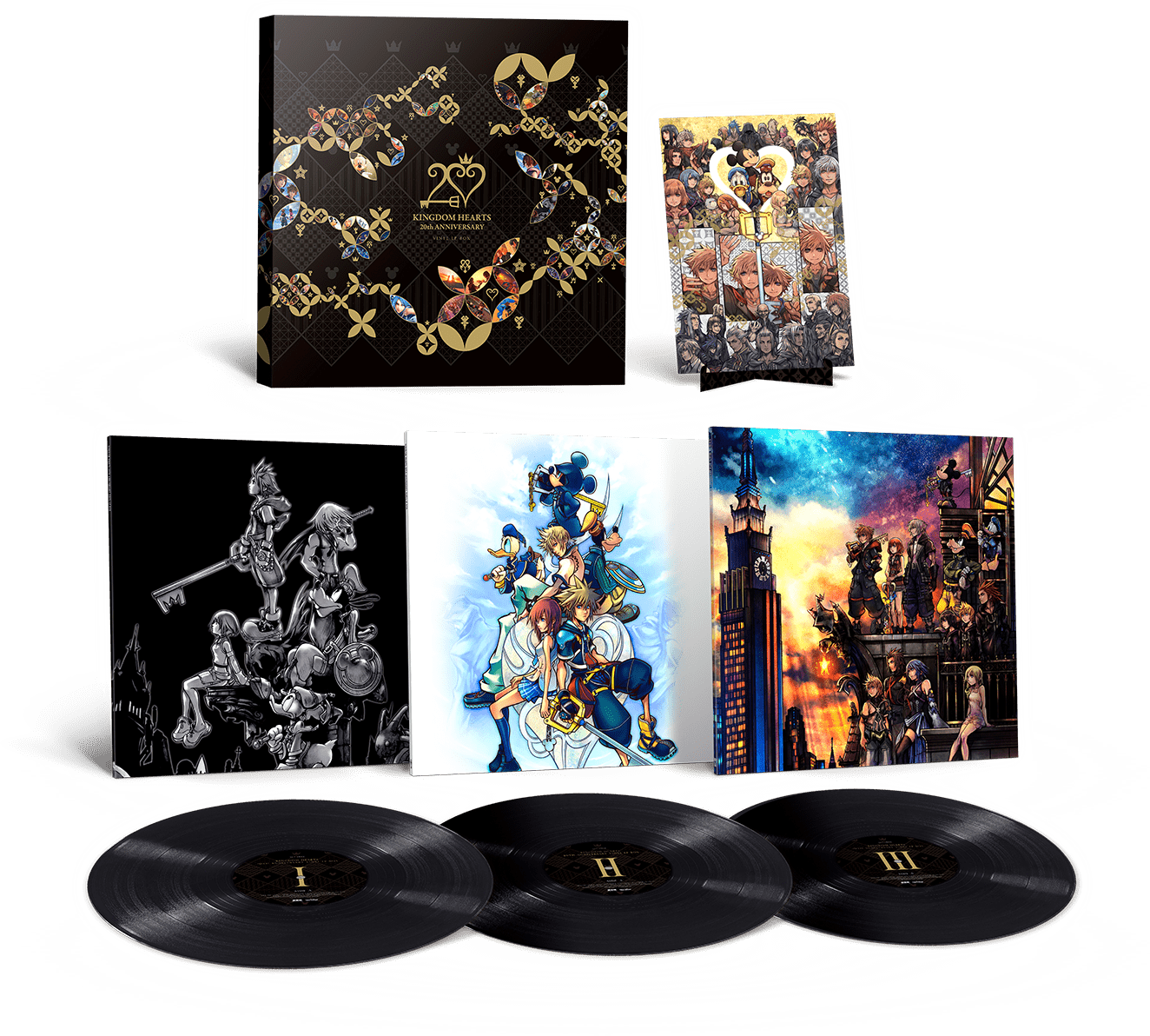 KINGDOM HEARTS 20TH ANNIVERSARY VINYL LP BOX ENIX