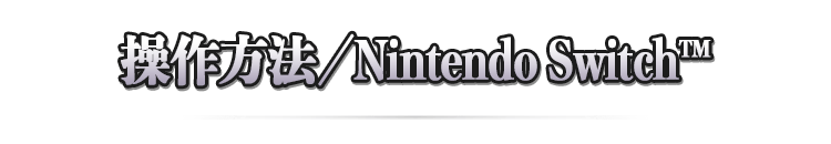操作方法／Nintendo Switch™