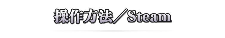 操作方法／Steam
