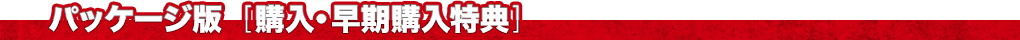 パッケージ版  [購入・早期購入特典]