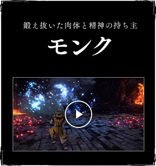 鍛え抜いた肉体と精神の持ち主モンク