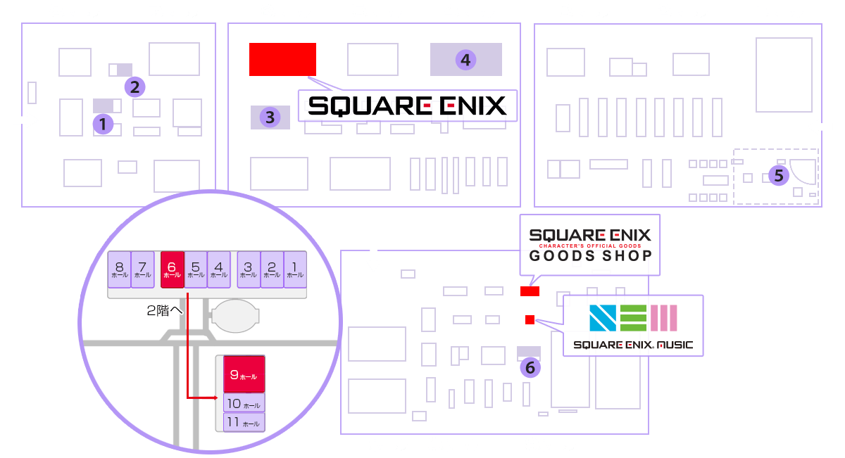 展示ホール全体図