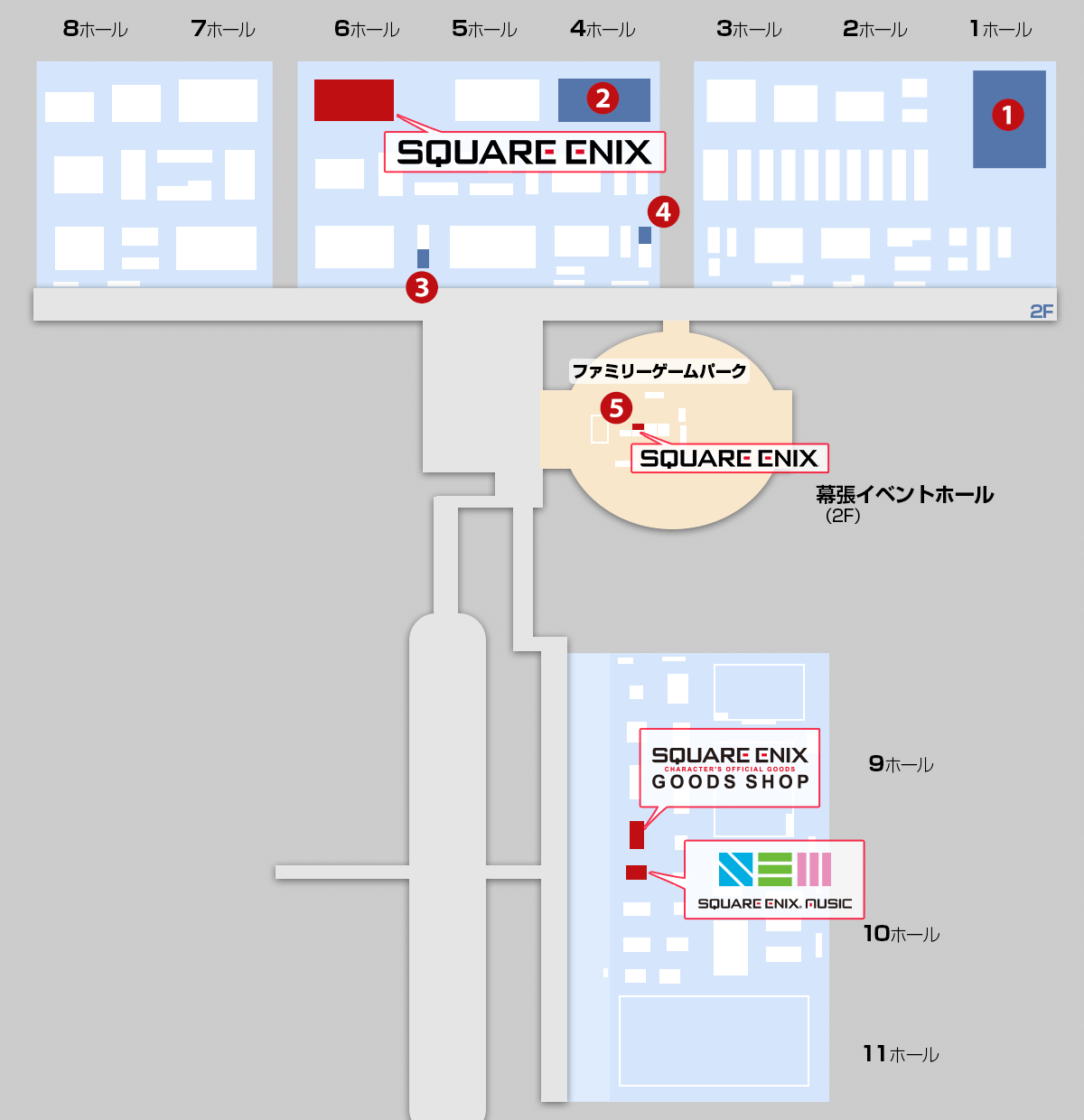 展示ホール全体図