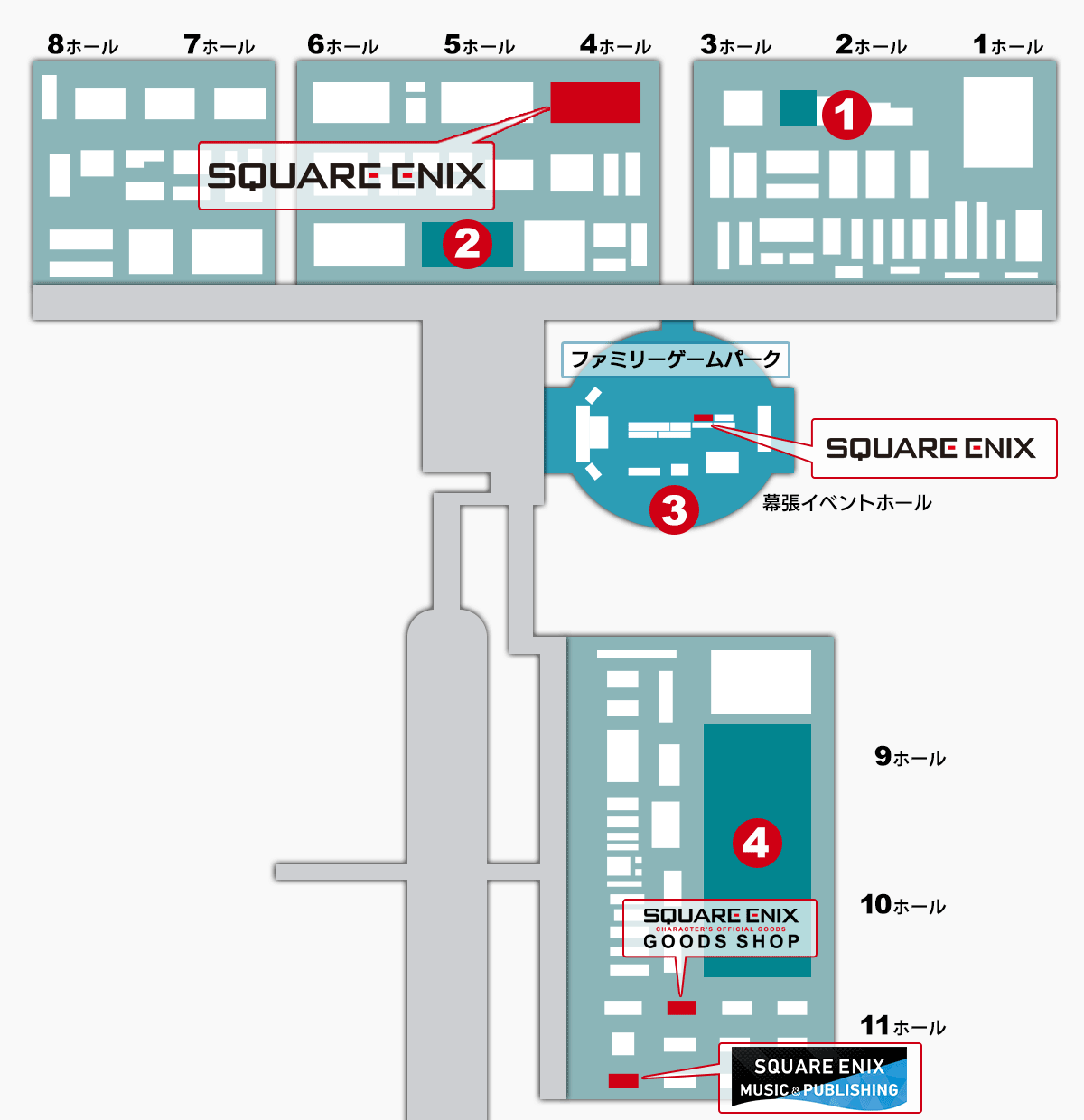 展示ホール全体図