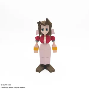 ファイナルファンタジーVII　ポリゴンソフビ　エアリス・ゲインズブール