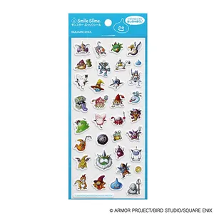 スマイルスライム　モンスターぷっくりシール
