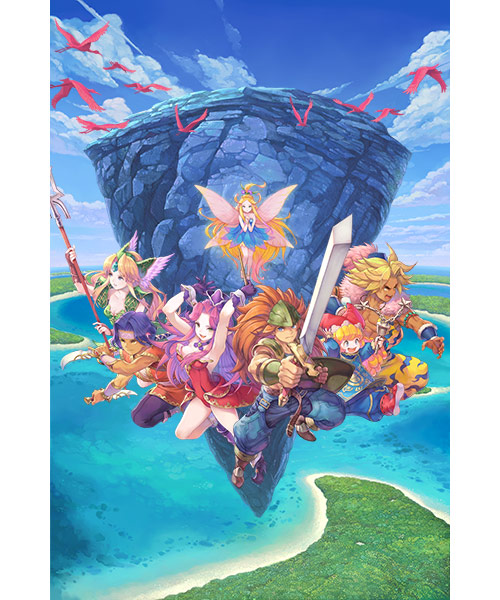 Amazon.co.jp: 聖剣伝説3 ワールドマップ ポスター 未使用