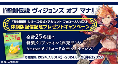 【送料0円】 聖剣伝説 ヴィジョンズ マナ』あそんで！ひろめて オブ その他
